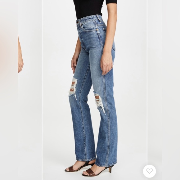 KHAITE DANIELLE RIPPED JEANS - Picture 3 of 10